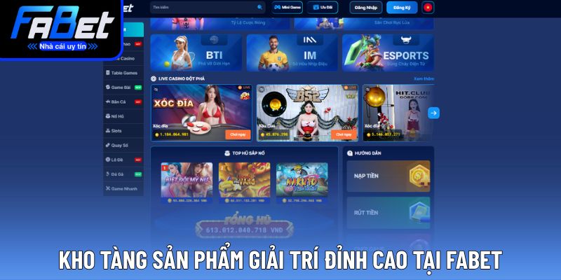 Chia sẻ chi tiết kho game tại Fabet